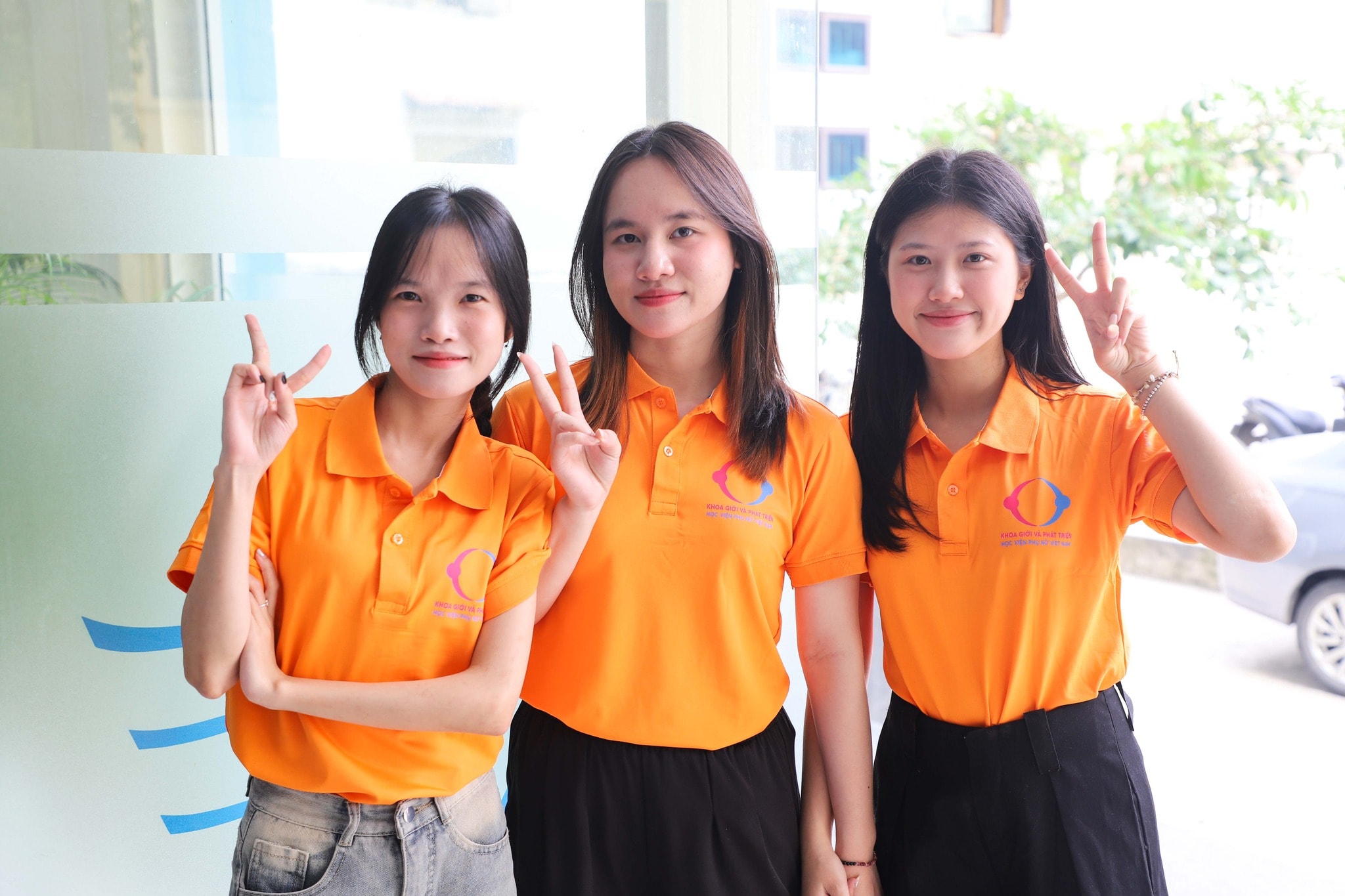 Sinh viên Khoa Giới và Phát triển của Học viện Phụ nữ Việt Nam. Ảnh: VWA