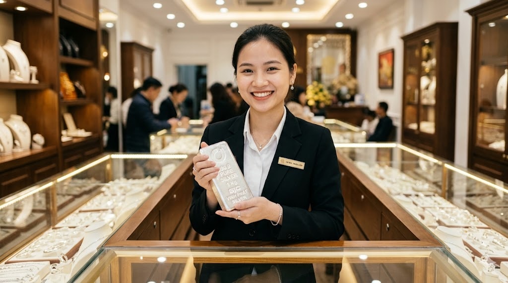 Giá bạc trong nước và thế giới sáng 26-3-2026 - Ảnh minh họa