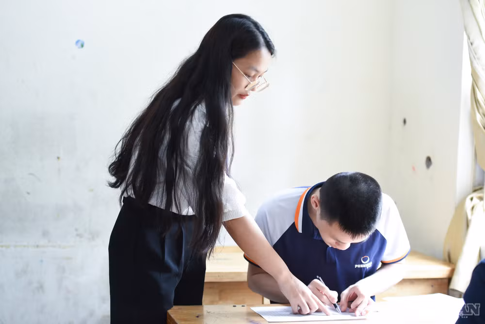 Thí sinh dự thi tốt nghiệp THPT năm 2026 tại Hà Nội. Ảnh: Xuân Quý clo_br_dsc-6058.jpg