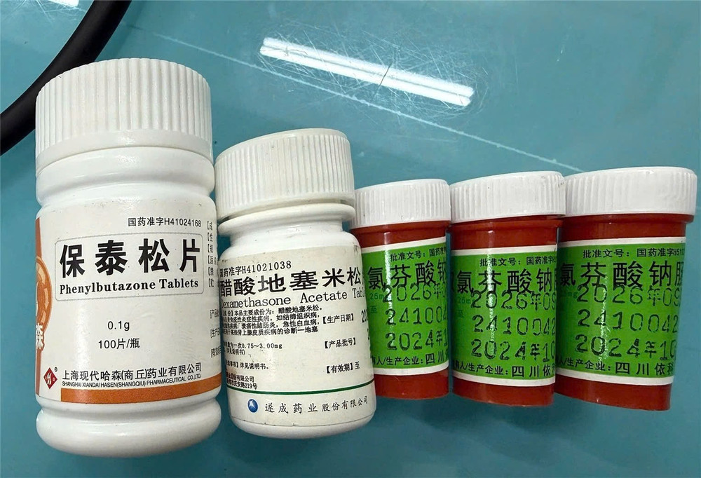 Thuốc người bệnh sử dụng có chứa chất cấm Phenylbutazone. Ảnh: Nguyên Hà 1784252306385-1851540410430157886-7852334279340476790-b8a0e1e7a91b976e524f6de11e841c1f.jpg