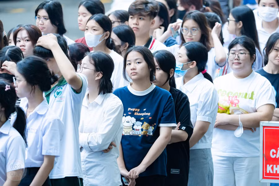 Thí sinh dự thi đánh giá năng lực chuyên biệt năm 2026 do Trường Đại học Sư phạm TPHCM tổ chức tại Trường Đại học Công Thương TPHCM. gdnlcb.jpg