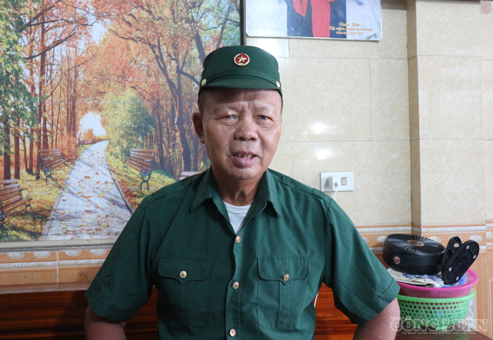 Thương binh Nguyễn Văn Trường trở về từ chiến trường với thương tật 85%. Ảnh: Kim Long clo_br_1.jpg