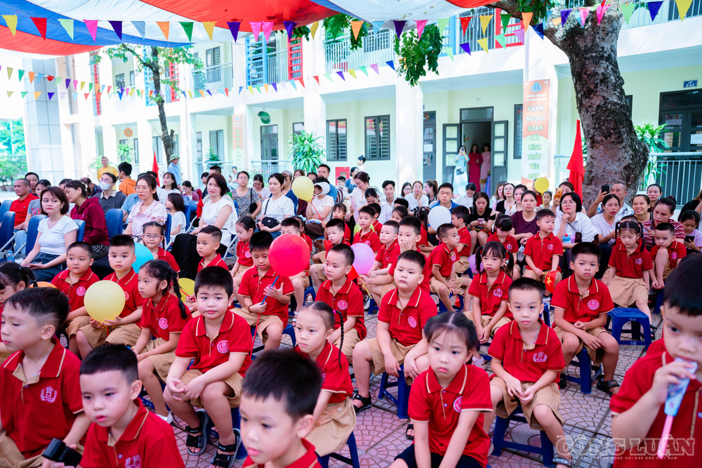 15 phường hoàn thành sắp xếp trường học công từ mầm non đến THCS ở Hà Nội, hầu hết nhập 2-6 cơ sở thành một trường mới, đặt tên mới. clo_br_tgp-media-396.jpg
