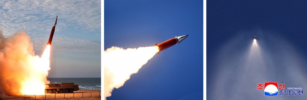 Các hình ảnh trong cuộc thử nghiệm. Ảnh: KCNA 983c74764d50d46eed473d67779f45bac13140a83ac971ef76e1dd799959fecc.jpg